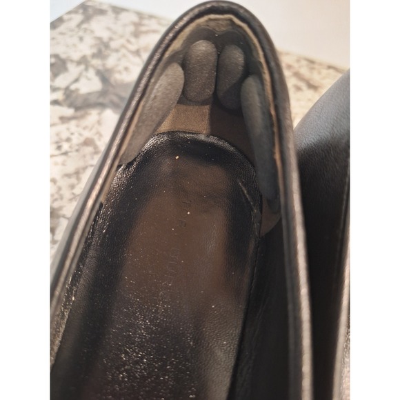 Tory Burch Black leather Ballet Flat Size 7.5 M Career Classic shoes - Picture 7 of 13